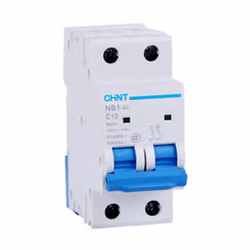 正泰 微型断路器；NB1-63 2P D10 6kA(R)