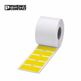 菲尼克斯 标识,盘卷,黄色,未标记,背胶固定,标识区域大小:70x32mm；EML (70X32)R YE