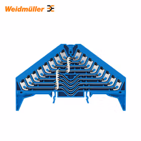 魏德米勒 P系列,电位分配器,额定横截面:1.5mm,层数:8,联接点数量:32,颜色:蓝色；PPV 8 BL 35X15 DGR