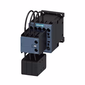 西门子 电容器接触器12.5kVAr,1NO+1NC,24VDC,3极,尺寸S00螺栓型端子连接；3RT26171BB43