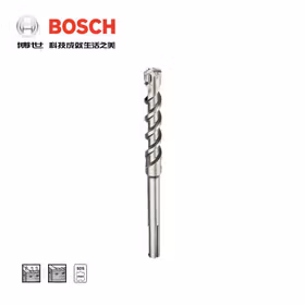 博世 五坑4系(5坑圆钻)电锤钻头 25x400/520；2608685869（两坑三槽 适用于钢筋混凝土、石材）