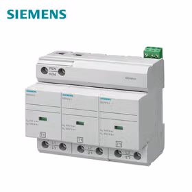 西门子 电涌保护器型号1要求等级B,UC350V保护组件可插拔3极,3+0电路用于TNC系统带远程显示；5SD74 T1 350V 75KA 3+0