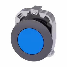 西门子 按钮,30mm,金属,亚光,蓝色,键控式；3SU10600JB500AA0