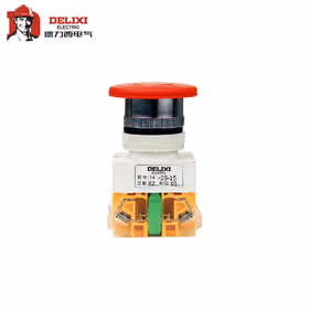 德力西电气 按钮开关；LAY7-10M 红