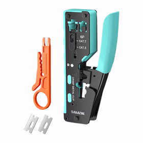 山泽  七类多功能网线钳网络工具水晶头网线钳压线钳7类RJ45专用带燕尾夹屏蔽压线钳 SZ-789