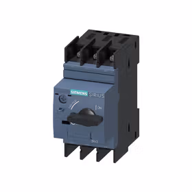 西门子 电动机保护断路器,结构尺寸S00用于电机保护,等级10,A脱扣器3.5-5A,N脱扣器65A环形电缆终端衔套连接；3RV20111FA40