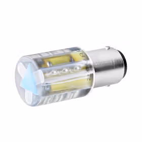 西门子 LED,底座BA15d,黄色,230VAC,附件,用于信号灯柱,直径为50mm和70mm；8WD44586XD