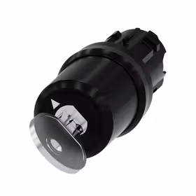 西门子 钥匙开关BKS,22mm,塑料,锁闭编号E2(VW),无钥匙,2个开关位置,锁定,拔出钥匙O+I；3SU10005RF110AA0