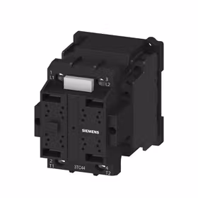 西门子 接触器,尺寸2,2极,DC-3和5,32A辅助触点22(2NO+2NC)230VAC50Hz,277V60HzAC运行；3TC44170BP0