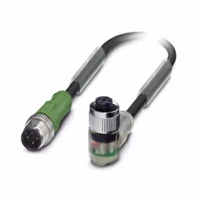 菲尼克斯 传感器/执行器电缆；SAC-4P-M12MS/3,0-PUR/M12FR-3L