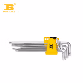 波斯 特长梅花内六角扳手组套T10-T50；BS423192