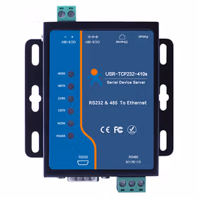 有人 工业级RS485双串口服务器；USR-TCP232-410S