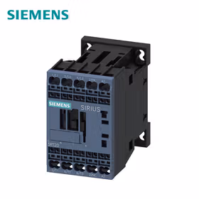 西门子 功率接触器,16A,7.5kW,1NC,220VAC,50/60Hz,3极,尺寸S00笼卡式连接；3RT20182AN22