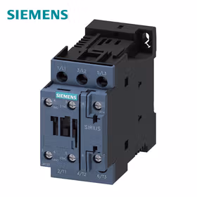 西门子 功率接触器,9A,4kW,1NO+1NC,24VDC带集成式可变电阻,3极,尺寸S0螺栓型端子连接适合于PLC输出端；3RT20231KB40