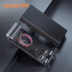 keepLINK KP-DZDH-LC8K 多模光纤终端盒8口满配 LC接口尾纤光缆熔接盒