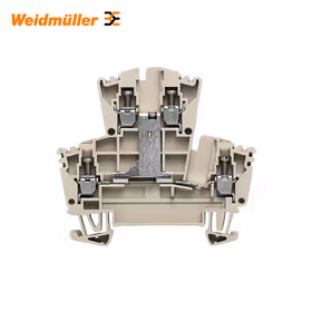 魏德米勒 直通型接线端子,双层端子,螺钉联接,2.5mm,400V,24A,深褐；WDK 2.5V