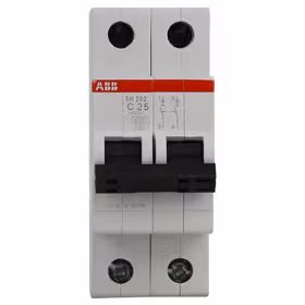 ABB SH200系列微型断路器；SH202-C25