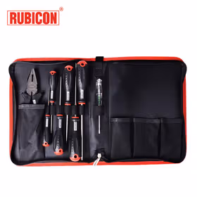 罗宾汉(RUBICON) 8件套双色手柄螺丝批套装；500-8C