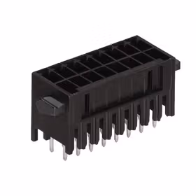 万可(WAGO) 针型插座,直型焊针,带有辅助锁定及分离装置,双排；713-1407/037-000