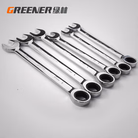 绿林（GREENER）快速棘轮扳手13mm 两用开口梅花扳手省力呆扳手自动扳手五金工具