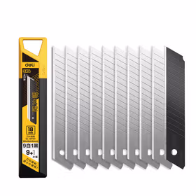 得力 18mm美工刀片18mm*15；DL-DP181