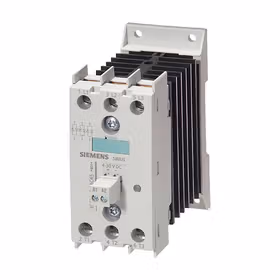 西门子 3相半导体接触器AC51/10A/48-600V/DC4-30V3相位控制螺栓型端子连接截止电压1200V；3RF24101AC45