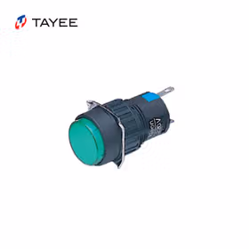 上海天逸电器 圆形平头按钮,绿色,带灯；LA42(B)PD-11/AC220V G