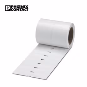 菲尼克斯 适用于粗糙表面的标签,盘卷,白色,未标记,背胶固定,标识区域大小:40x15mm；EML-HA (40X15)R