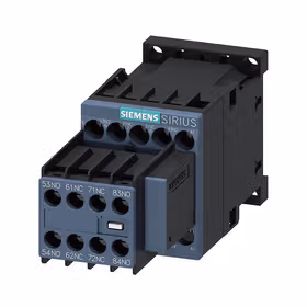 西门子 辅助接触器,4NO+4NC,125VAC,50/60Hz,尺寸S00,螺栓型端子连接,2NO+2NC可变电阻已插接；3RH23441CL000KA0