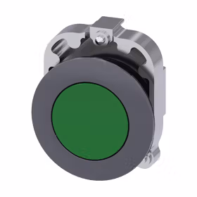 西门子 按钮,30mm,金属,亚光,绿色,锁定,按压解锁；3SU10600JA400AA0