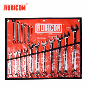 罗宾汉(RUBICON) 17件美式梅花开口两用扳手组套；RCW-317