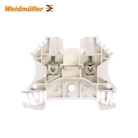 魏德米勒 直通型接线端子,螺钉联接,2.5mm,800V,24A,白色；WDU 2.5 WS