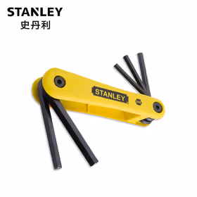 史丹利 5件套英制折叠式内六角扳手3/16"-3/8"；69-260-23C