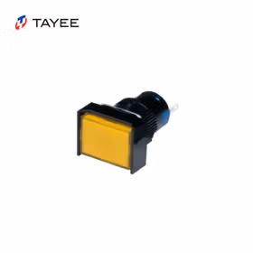 上海天逸电器 长方形平头按钮,红色,带灯；LA42(B)PDJ-11/DC(AC)24V R