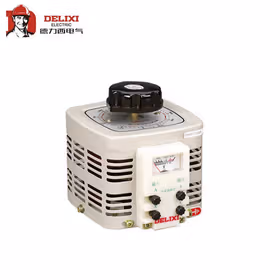 德力西电气 单相接触调压器；TDGC2 0.2K教学无外壳 带手轮