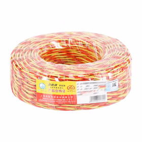 起帆 RVS双绞线；RVS-300/300V-2X4  红色+黄色；100米/卷；