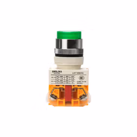 德力西电气 按钮开关；LAY7-11D 110V LED 绿