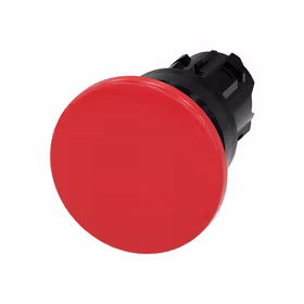 西门子 蘑菇头推拉开关,22mm,塑料,红色,40mm,键控式；3SU10001BD200AA0