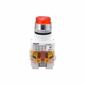 德力西电气 按钮开关；LAY7-11D 24V 红