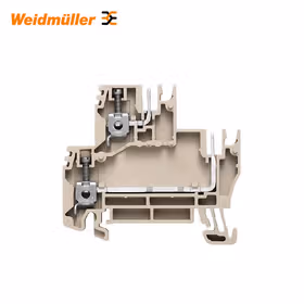 魏德米勒 W系列,插拔式模块端子,直通型接线端子,双层端子,额定横截面:2.5mm,螺钉联接；WDK 2.5 BLZ/7.62/ZA