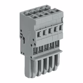 万可(WAGO) 1线孔型插头,4mm,额定电流32A,弹簧连接,14极；769-114