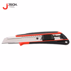 捷科(jetech) 自锁式包胶美工刀18mm；CF-50R