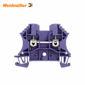 魏德米勒 直通型接线端子,螺钉联接,2.5mm,800V,24A,红紫色；WDU 2.5 PA/VI