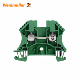魏德米勒 直通型接线端子,螺钉联接,4mm,800V,32A,绿色；WDU 4 GN