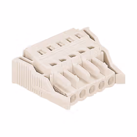 万可(WAGO) 孔型连接器,带有推压键和锁定卡；721-109/037-000