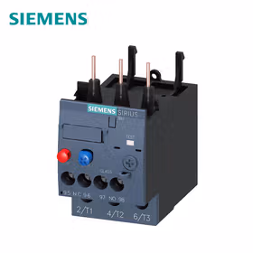 西门子 过载继电器30...36A规格S0,等级10,安装至接触器,主电路：螺丝端子,辅助电路：螺丝端子；3RU61264PB0