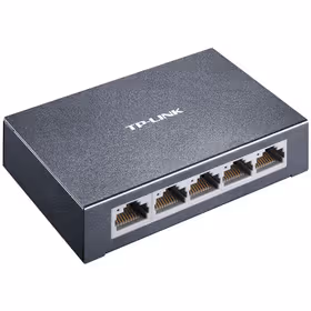 普联TP-LINK 5口百兆交换机 4口监控网络网线分线器分流器 金属机身；TL-SF1005D