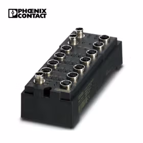 菲尼克斯 本地总线设备带有数字化输入和输出。 功能:16个数字化输入；FLM DIO 16/16 M12/8-DIAG