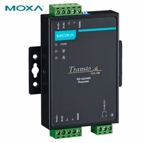 Moxa 隔离型 RS-422/485中继器，光电隔离: 2KV；TCC-120I