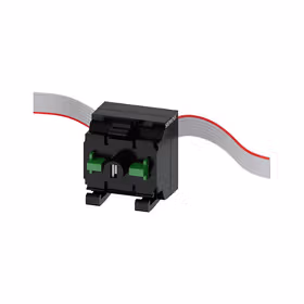 西门子 SIRIUSACT:终端模块（指令和LED模块）,集成LED,红色,用于前面板安装；3SU14011MC201CA1